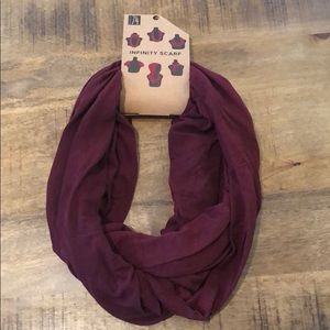 Studio 74 Accessories - Fall Red Wine Colored Infinity Scarf Studio 74 Accessories - Fall Red Wine Colored Infinity Scarf